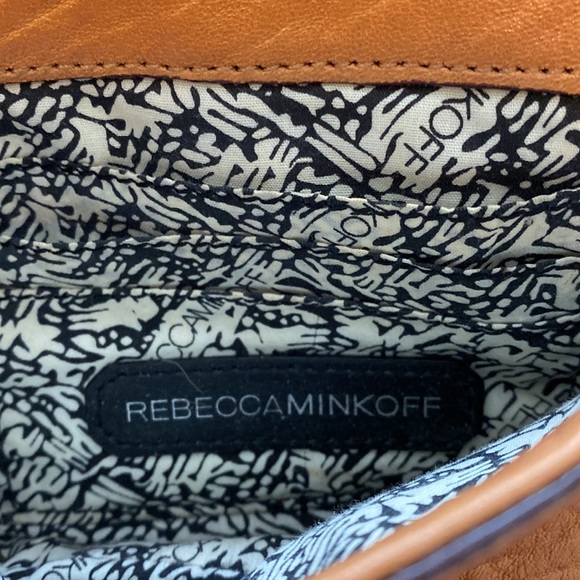 Rebecca Minkoff Studded Tan Leather Crossbody Bag - Picture 7 of 10